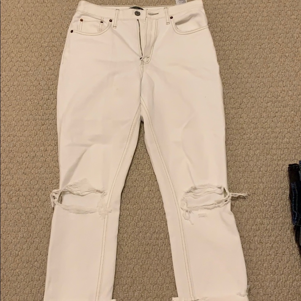 AF white ripped jeans